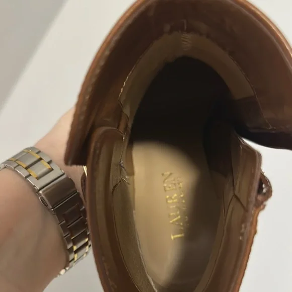 Brown Leather Ankle Boots - Picture 5 of 7